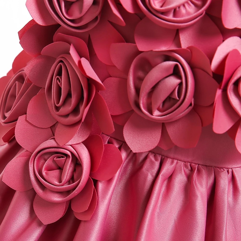 Fancy Embroidered Floral birthday dress - Picture 8 of 12